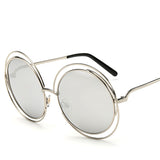 AEVOUGE Sunglasses Women Alloy Round Hollow Frame Good Quality Sun Glasses UV400 AE0175