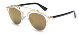 BOUTIQUE that cat's eye sunglasses glass Shades women men sun lenses frames Goggles Metal
