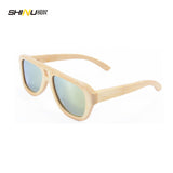 Golden sunglasses wood men women bamboo sun glasses brand UV400 polarized lense men shades sunglasses z6015