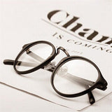 Mens Women Nerd Glasses Clear Lens Unisex Retro Eyeglasses Spectacles