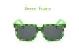 Kids Sunglasses Smaller Minecraft Sunglasses for Children Sun Glasses Mosaic Pixel Eyewares LKP001