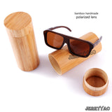 Polarized sunglasses wooden bamboo women men handmade bamboo colored brown color sunglasses