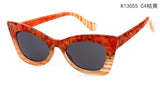 Brand Cat Eye Glasses Kids Sunglasses Vintage Coating Sunglass gafas de sol K13055