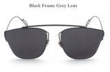 Contain Rose Gold!Alloy Cat Eye Sunglasses Cosy Shades Men Women Brand Sun Glasses H817