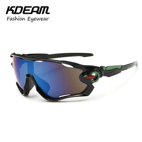 Kdeam Brand Sport Sunglasses Men Goggle Reflective Coating HD Lens Sun Glasses UV400 Protection KD9270