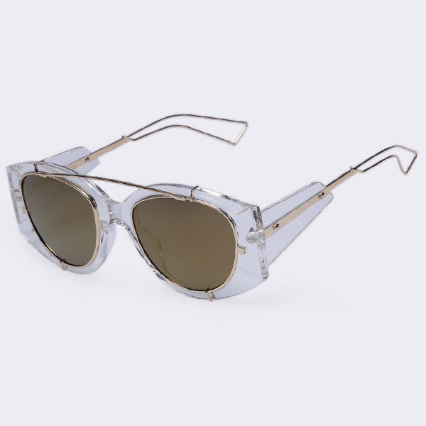 AOFLY Sunglasses Vintage Retro Men Sunglasses Popular Women Sun glasses Double-Bridge Alloy Temple Shades UV400