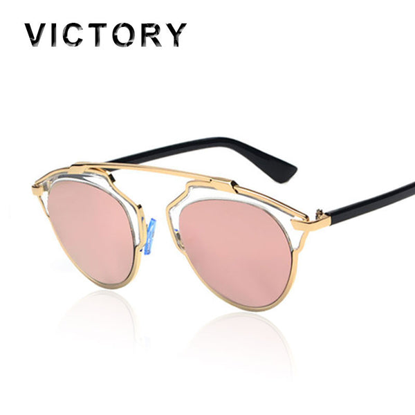 Cat Eye Mirror Celebrity Sunglasses Classic Superstar Rihanna Women Or Men Italy Real UV400 Sun Glasses