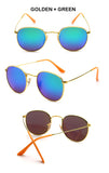 Round Metal Women Sunglasses Brand Circling Glasses Gold Frame Sun Glasses For Mens