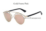 Vintage Metal Frame Sunglasses Women CatEyes Sun Glasses Men Real UV400 YJ172