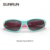 SUNRUN Children's Polarized Sunglasses Baby Child Care UV Glasses Security TR90 frame Brand Goggles Sun Glasses S816