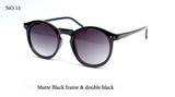 BOUTIQUE multicolour mercury Mirror glasses men sunglasses women coating sunglass gold round OCUL