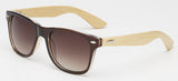 Rivets classic bamboo sunglasses mens women real bamboo sun glasses mirror matte black uv400 gafas sol