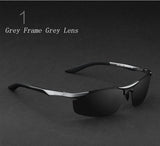 Aluminum Magnesium Brand Polarized Sunglasses Mens Glasses Driving Sport Glasses 6529