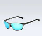 Polarized Aluminum Magnesium Wrap Men's Sun glasses Sport Outdoor Sunglasses Mirror men 6520