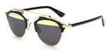 BOUTIQUE that cat's eye sunglasses glass Shades women men sun lenses frames Goggles Metal