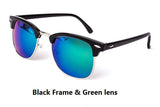 Half Alloy Club Sunglasses Classic Men Women Mirror Master Sun Glasses Gafas UV400 3016 YJ107