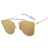 BOUTIQUE Cat Eye Sunglasses Women Alloy Frame Men Classic Sun glasses 8 Colour