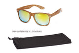 Plastic Wood Sunglasses Men women brand Square Sport Sun Glasses Gafas de sol masculino