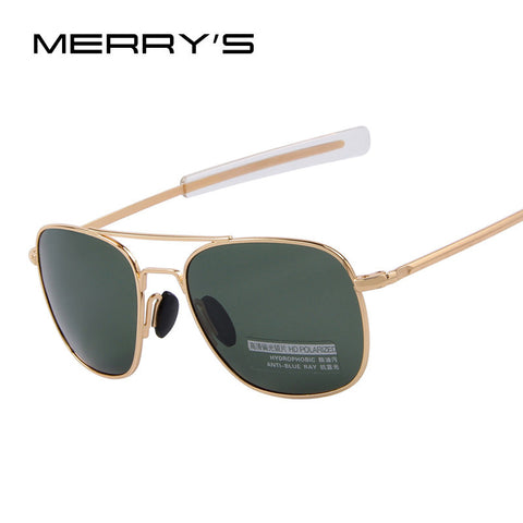 Army MILITARY AO Sunglasses American Optical Glass Lense Alloy Frame Quality Polarized Sunglasses