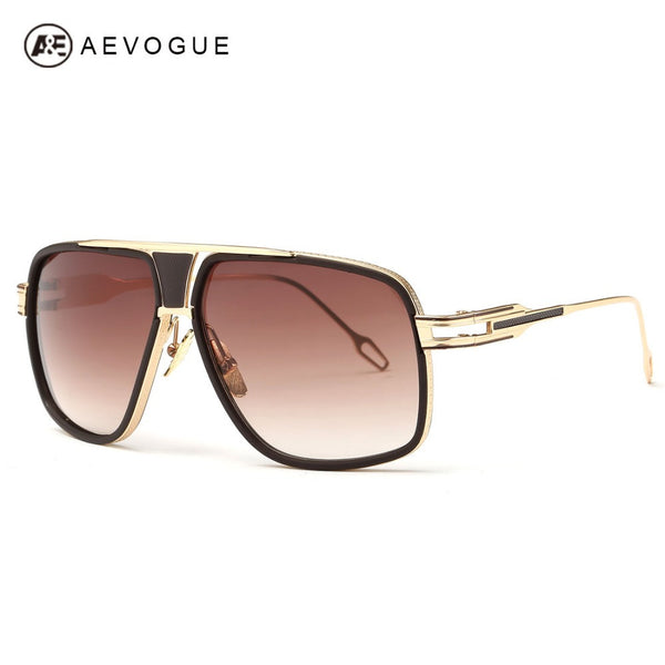 AEVOGUE Men's Sunglasses Vintage Frame Goggle Style Sun Glasses UV400 AE0336