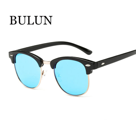BULUN Polarized Sunglasses Men Brand Vintage Round Sun Glasses Driving Glasses men UV400