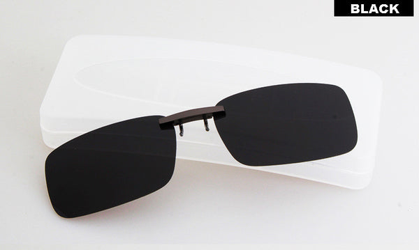 Polarized Clip On Sunglasses Men Driving Night Vision Lens Sun Glasses Anti-UVA UVB women & Man