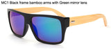 Bambu temples wood sunglasses gafas de sol bamboo masculino senhora 3301