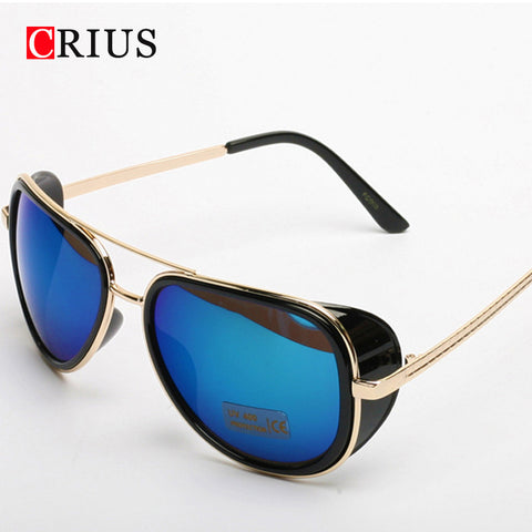 European American Iron Man 3 hero TONY matsuda me's sunglasses men wind Brand sun glasses vintage mirror