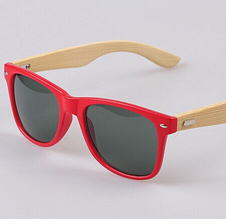 Bamboo Sunglasses Men Wooden Sunglasses Women Brand Vintage Wood Sun Glasses masculino