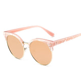 Brand Round Sunglasses Women UV400 Points sun glasses Women's shades outdoor sports