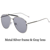AOFLY Sunglasses Women brand Men Metal sun glasses coating Glasses European style S1731