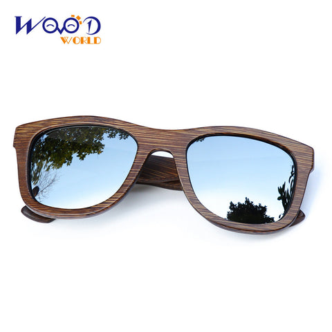 Polarized sunglasses available Bamboo wooden sunglasses