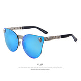 MERRY'S Women Gothic Sunglasses Men Skull Frame Metal Temple Sunglasses UV400
