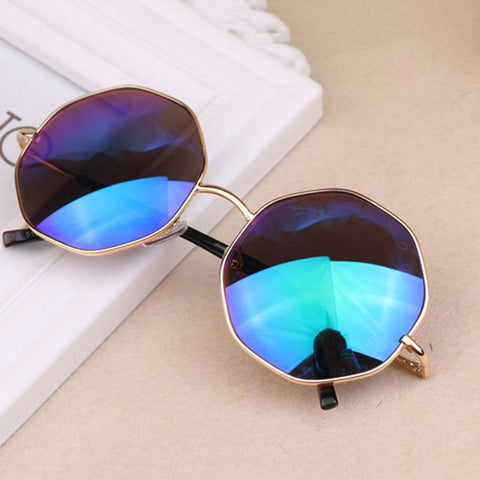 European Round Diamond Sunglasses Women Driveing Mirror Polycarbonate Lenses Men Sunglass Valentine'S Day