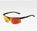 Aluminum Magnesium Polarized Sunglasses Men Sports Sun glasses Night Driving Mirror Goggle 6502