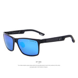 MERRY'S Men Polarized Sunglasses Aluminum Magnesium Sports Sun Glasses Driving Outdoor Glasses Rectangle Shades S'8571