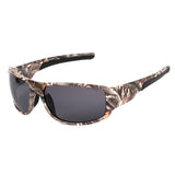 JIANGTUN Popular Polarized Sunglasses Men Camouflage Frame Outdoor Sport Sun Glasses Fishing Glasses