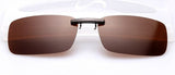 RunBird Mirrored Polarized Sunglasses Clip Driving Clip Men Coating Myopia Clip on SunGlasses UV400 sg095