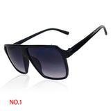 Retro Mens Women's Frame Sunglasses Glasses Leisure Korean Style Reflect Quadrate Lens