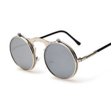 VINTAGE women STEAMPUNK SUNGLASSES round steam punk Men Retro SUN GLASSES sunglasses women
