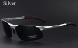 MERRYSTORE Men Brand Aluminum Alloy Polarized Sunglasses Alloy Ultralight Frame Man Polarization Glasses Sports Sunglasses