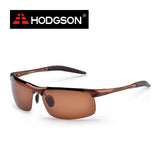 HODGSON Driving Glasses Anti-glare Men's Aluminum Frame Polarized Sunglasses 1032