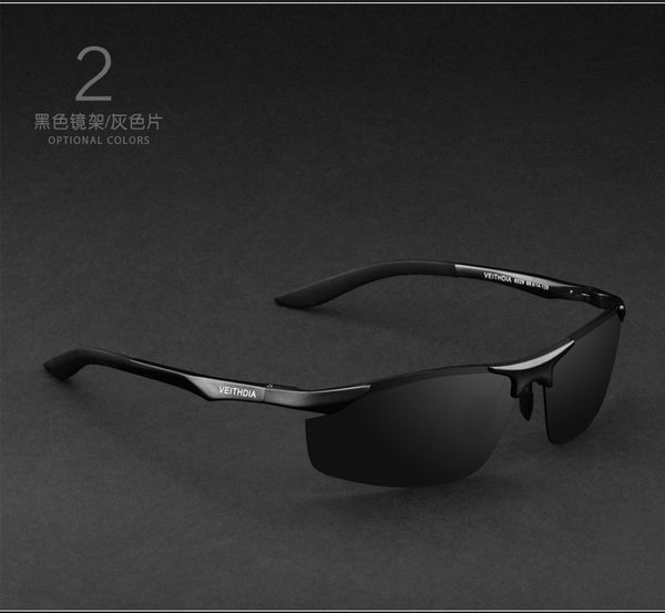Aluminum Magnesium Brand Polarized Sunglasses Mens Glasses Driving Sport Glasses 6529