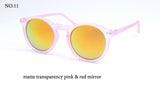 BOUTIQUE multicolour mercury Mirror glasses men sunglasses women coating sunglass gold round OCUL