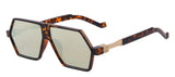 MERRY'S Square Men Sunglasses Flat Coating Sunglasses