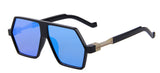 MERRY'S Square Men Sunglasses Flat Coating Sunglasses