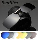 RunBird Mirrored Polarized Sunglasses Clip Driving Clip Men Coating Myopia Clip on SunGlasses UV400 sg095