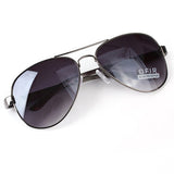 Men Sunglasses Men's Outdoor car Driving Glasses Anti-glare Silver Alloy Frame GOA823