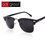 Adiglass Brand Classic Half Metal Sunglasses Men Women Glasses Mirror Sun Glasses Gafas UV400