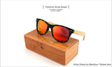 Bamboo Wood Sunglasses Women Wooden Skateboard Bamboo Material Polarized Sunlgasses Bamboo masculino